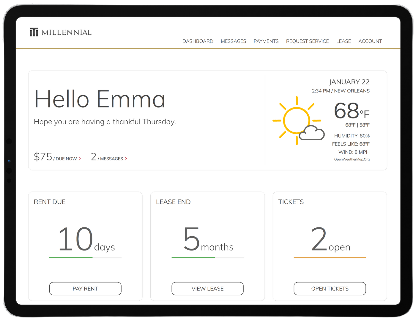 example of the best websites in multifamily housing oporators